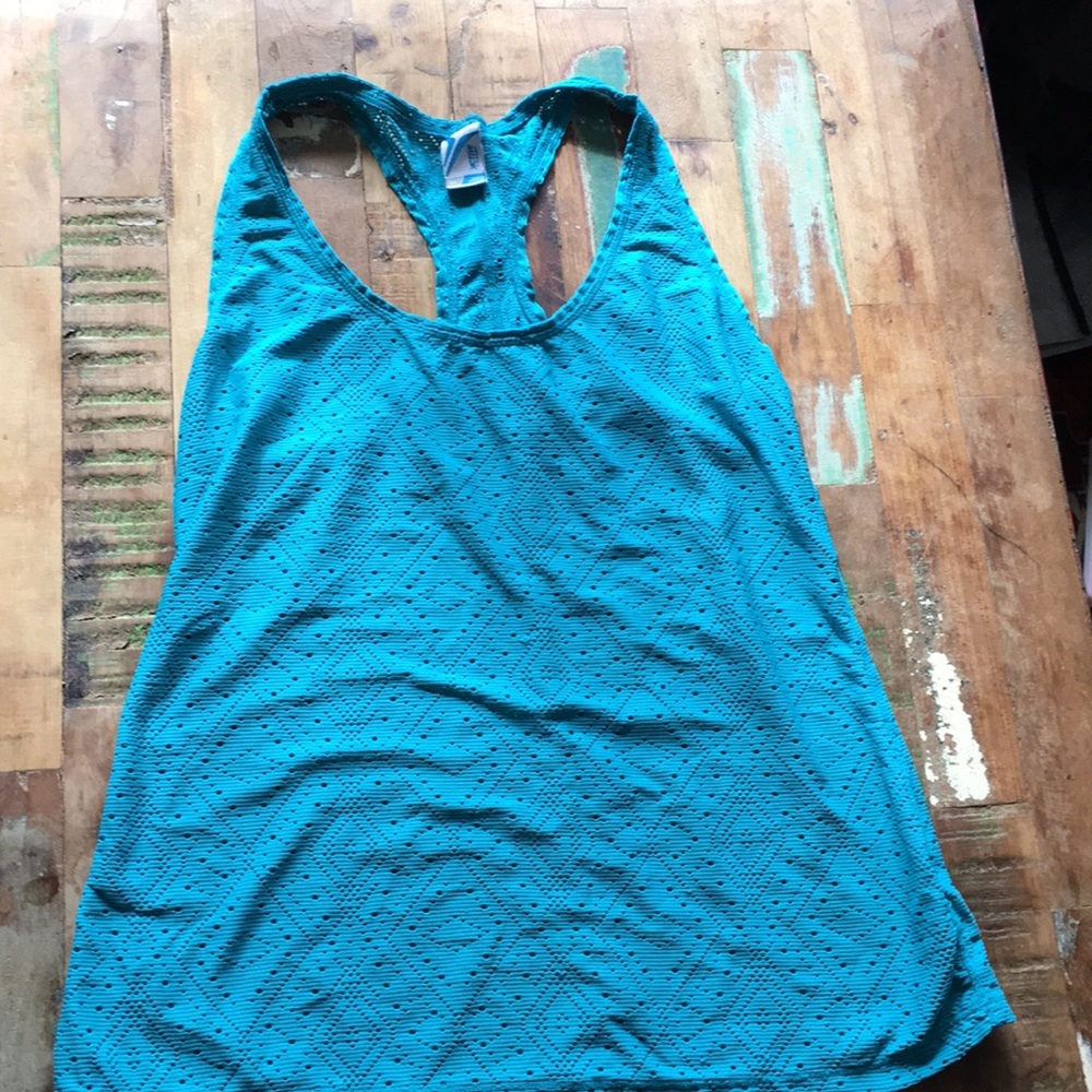 Old Navy Active Blue Breathable Exercise Tank